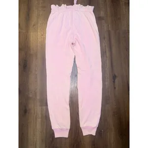 Something Navy Meghan Paperbag Sweatpants Joggers Pink High Waist Small thumbnail 2