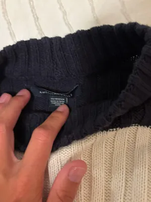 Navy And White Stripe Sweater thumbnail 4