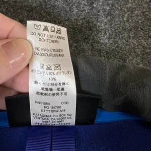 Patagonia Adze Hybrid Vest Womens Small Blue Full Zip Softshell Fleece Lined thumbnail 10