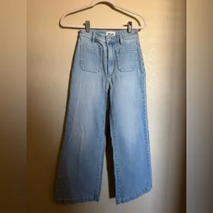 Rollas Sailor High Rise Wide Leg Jean Size 26 Light Blue‎ Wash thumbnail 4