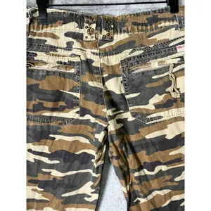 Vintage Y2k Miss Me Camouflage Cargo Pocket Drawstring Ankle Utility Pants Large thumbnail 4