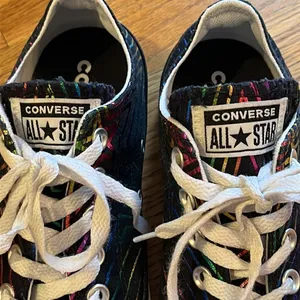 Converse Chuck Taylor All Star Ox "All Of the Stars" Women Shoes Black-White- 7M thumbnail 12