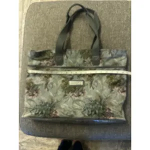 Diane Von Furstenberg Vintage Floral Tapestry Tote Bag‎ Purse EUC Designer thumbnail 7