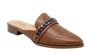 CHARLES by Charles David Emblem Mules cognac thumbnail 1