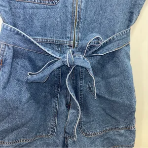 Versona Denim Cotton Romper thumbnail 4
