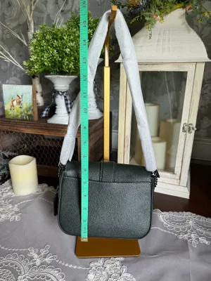 Coach Gemma Crossbody Bag with Jeweled Buckle Amazon Green Purse thumbnail 4