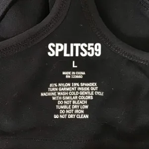 Splits59 Women Black Airweight‎ Jumpsuit Size L thumbnail 4