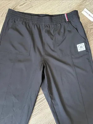 Tommy Hilfiger Black Elastic-Waist straight leg Pants thumbnail 3