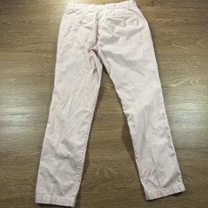 Ralph Lauren Women's Pink Chino Pants Size 2 Cotton Straight Leg Button Fly thumbnail 7