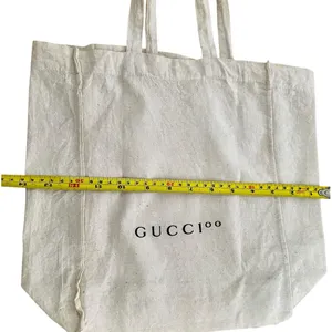 Gucci Cotton Canvas Reusable Tote Bag Dustbag thumbnail 5