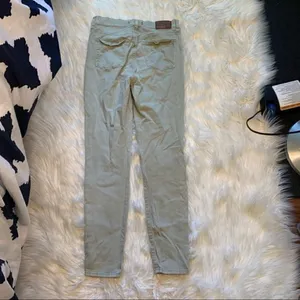 Madewell‎ Women's Size 27 9" High Riser Skinny Skinny Jean Pale Green Mid-Rise thumbnail 6