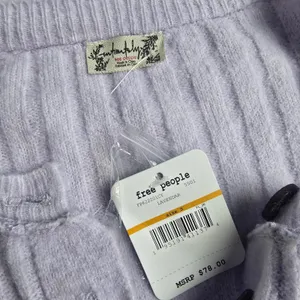 Free People Around The Clock Ribbed Henley Tunic Jogger Lounge Set Lavender‎ S thumbnail 7
