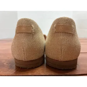 Tom’s Jutti D'Orsay Tan Almond Toe Flats - Size 6 thumbnail 8