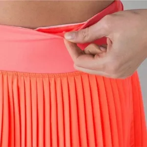 Lululemon Pleat To Street Skirt II- Grapefruit- Size 8 thumbnail 6