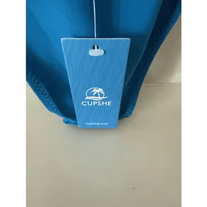 NWT CUPSHE Live Life on the Beach Turquoise One Piece Swimsuit Size-Small thumbnail 6