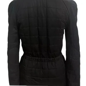 Aritzia Wilfred Marquis Black Quilted Coat Jacket w/ Adjustable Cinched Waist thumbnail 5