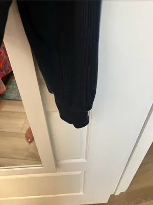 Gilly Hicks navy Cozy Waffle Wrap Hoodie thumbnail 3