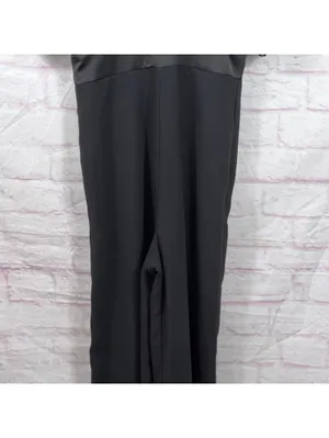 XOXO Black Lace Wide Leg Jumpsuit Women’s Medium Elegant Evening Party thumbnail 3