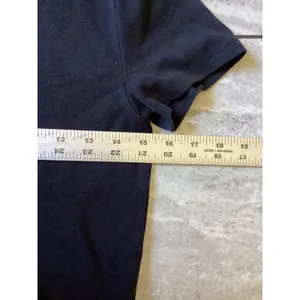 Sunday Best Aritzia Black Short Sleeve Crewneck T-Shirt Ribbed Basic Top Medium thumbnail 3