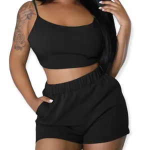 Crossed Black Two Piece Set Size L thumbnail 1