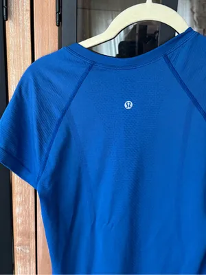 Lululemon Swiftly Tech Short Sleeve tee 2.0 Wild Bluebell cerulean workout top thumbnail 7