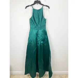 Lulus Broadway Show Emerald Green High-Low Gown Formal Glam Party XS NWT thumbnail 11