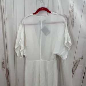 Reformation Women’s 6 White Vice Wide Leg Jumpsuit New thumbnail 4