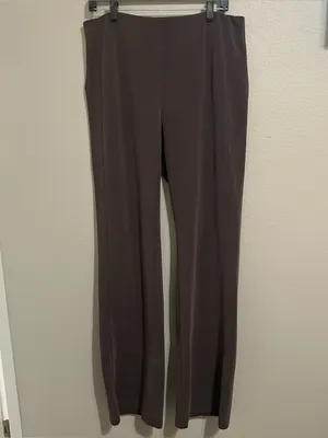 Lululemon Espresso Brown Ribbed Softstreme Athletic Flare Pants Women’s Size 14 thumbnail 3