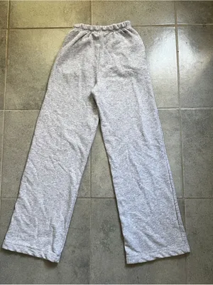 Cotton On Light Heather Gray Wide Leg Sweatpants thumbnail 6
