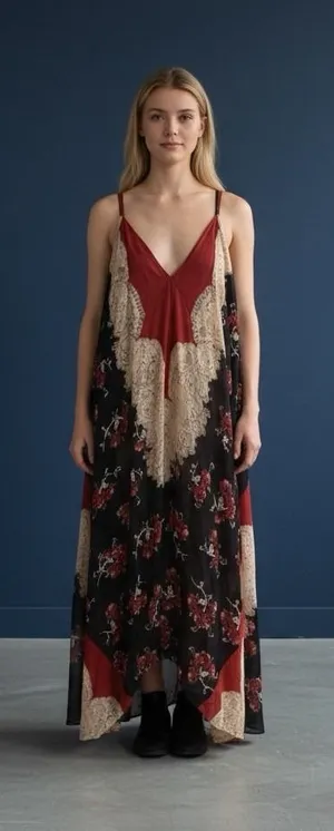 Gimmicks by BKE ASYMMETRICAL MAXI DRESS SZ‎ S thumbnail 1