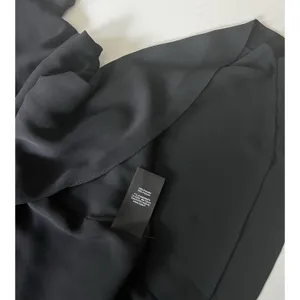 Aritzia BABATON Wallace Black Short-Sleeve Wrap Dress Size Medium thumbnail 5