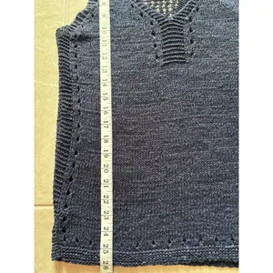 Lilly Pulitzer Vest Womens Medium Blue‎ Crochet Beachy Coastal Quiet Luxury thumbnail 7