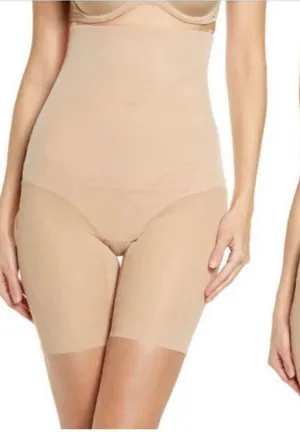 Honeylove nude sculpting Superpower nude beige shapewear shorts thumbnail 1