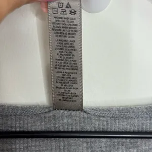 Skims Soft Lounge Long Sleeve Dress Maxi Gray Size Small thumbnail 4