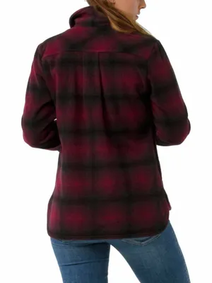 Smartwool Anchor Line Shirt Jacket Small Red Buffalo Check thumbnail 5