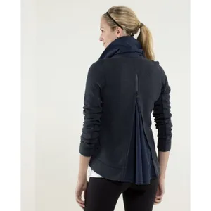 Lululemon Size‎ 6? Small Inkwell Navy Blue En Route Jacket Full Zip thumbnail 2