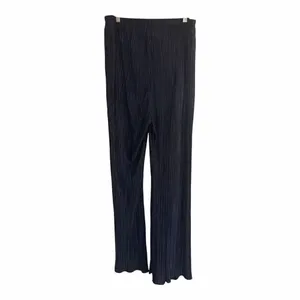 ✨Good American Always Fits Plisse Wide Leg Navy Sz 5/6=2x-3x Pants✨ thumbnail 6
