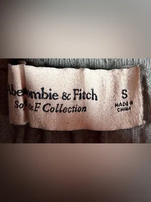Abercrombie & Fitch Size S Blue Sweater Ribbed Wide Legs Pants thumbnail 2
