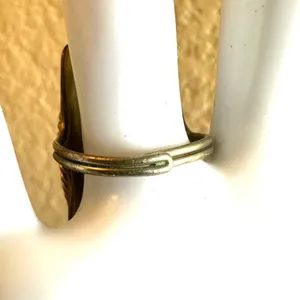 Blue and silver tone cocktail ring thumbnail 6