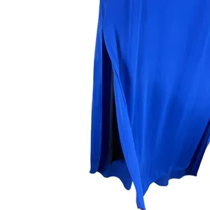 Rachel Rachel Roy Royal Blue Sleeveless‎ Line High Slit Midi Dress Size Large thumbnail 4