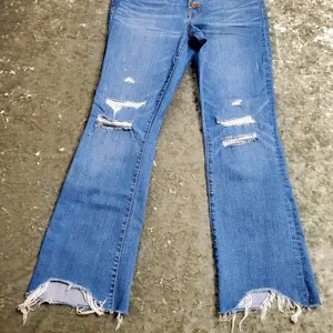 Madewell‎ Cali Demi-Boot Distressed Jeans thumbnail 2