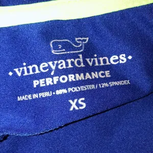 Vineyard Vines xsmall blue zip up athletic top thumbnail 4