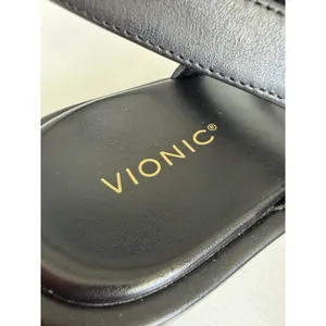 Vionic Madera Women's Size 8 Black Leather Slingback Platform Sandals thumbnail 7