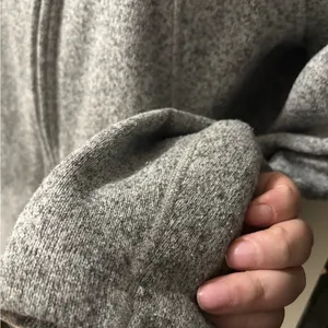The North Face Heathered Gray Zip-Up Jacket thumbnail 6