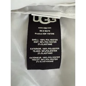 UGG Brittany Hooded Anorak Windbreaker Water Resistant Jacket Women's XS Clear thumbnail 6