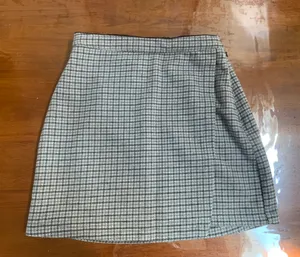 Abercrombie Plaid Wool Mini Skirt thumbnail 1