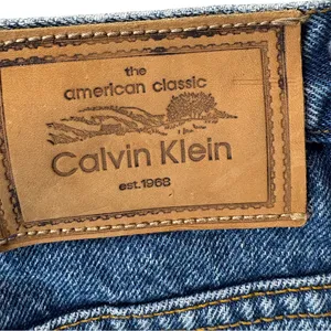 Vintage Calvin Klein 90s Denim Mini Skirt Made in USA thumbnail 6
