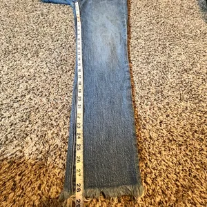 Madewell The‎ Perfect Vintage Jean High Rise Frayed Hem Medium Wash Women 26 thumbnail 6