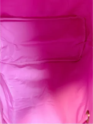 Juicy Viva La Juicy Gold Couture Bucket Bag with Guitar Strap, NWT Pink/White thumbnail 9
