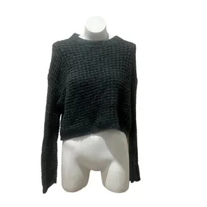 Wild Fable Women's Cropped Pullover Sweater Green Size S thumbnail 6